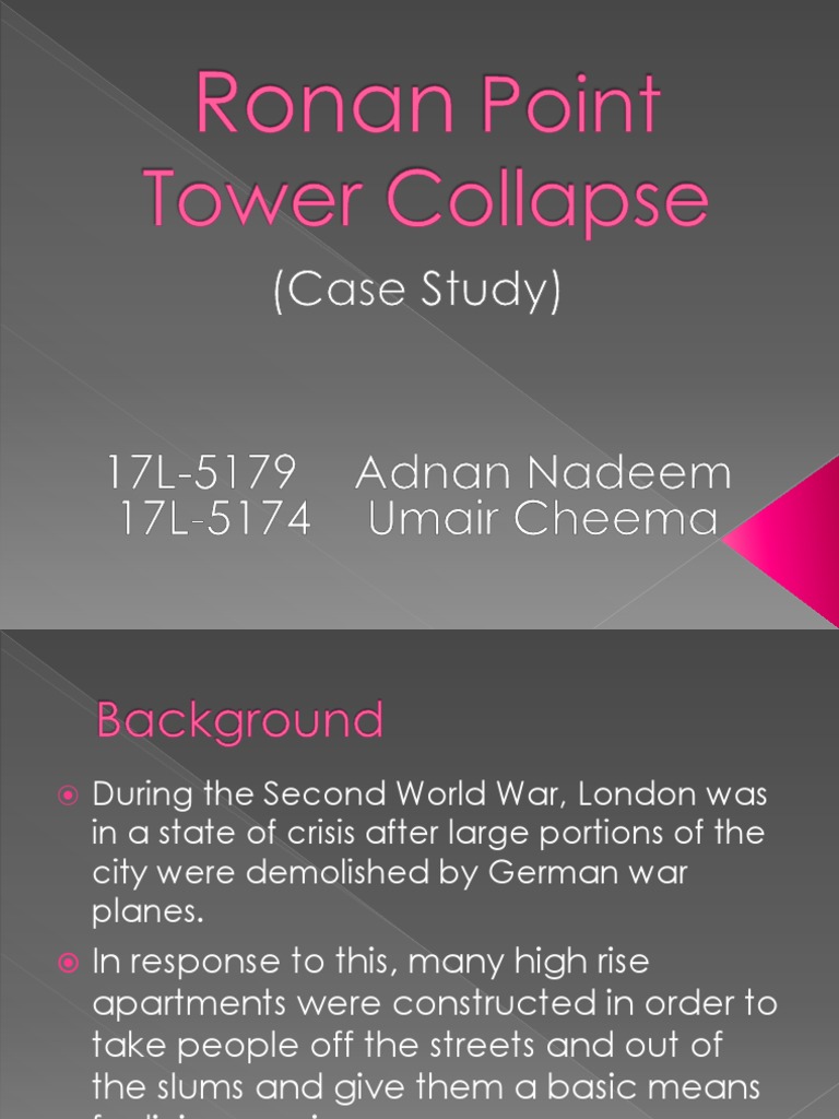 Ronan Point Tower Collapse PDF Building Engineering Nature