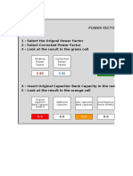 Power Factor Correction Calculator v.02