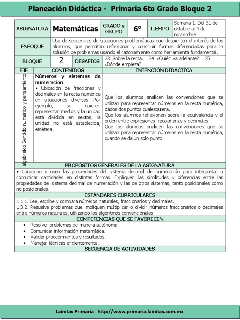 Plan 6to Grado - Bloque 2 Educación Artística (2016-2017) | PDF ...