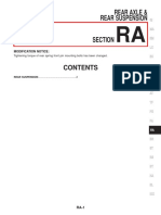 Rear Axle & Rear Suspension: Modification Notice