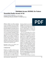 Non-Orthogonal Multiple Access (NOMA) For Future Downlink Radio Access of 5G