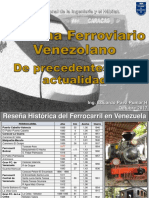 Sistema Ferroviario Venezolano de Precedentes A La Actualidad PP PDF