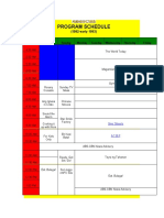 ABS CBN Schedule (1992 2003)