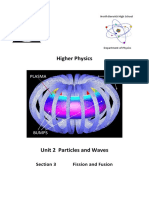 Section 3 Fission and Fusion Booklet