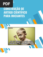 Slaides Construção de Artigo Cientifico PARA INICIANTES