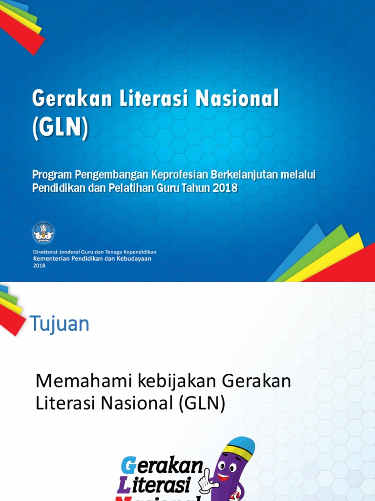 Materi Gerakan Literasi Nasional (GLN) | PDF