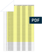 Document with delivery addresses and dates for 82 entries