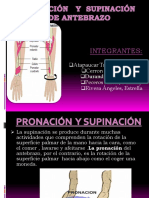 Pronación y Supinación de Antebrazo Exposicion