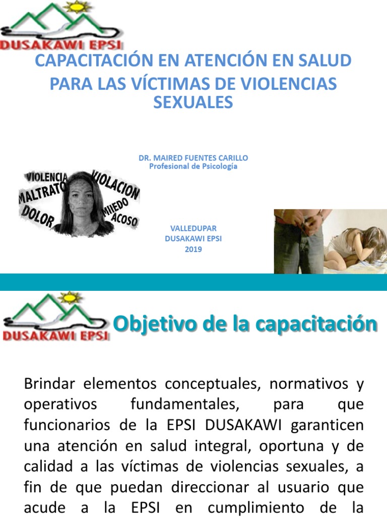 Atención Integral a Víctimas de Violencia Sexual | PDF | Violación ...