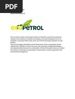 Ecopetrol Company Nicolás David Homez 7C