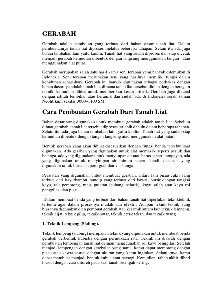 Gerabah Pdf