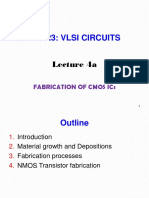 VLSI Circuits Lecture on CMOS Fabrication Processes