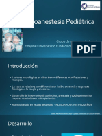 Revison de Tema. Neuroanestesia Pediatrica