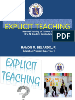 NTOT Grade 6 Explicit Teaching