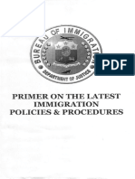 Bureau of Immigration Primer on the Latest Immigration Policies and Procedures 5.16.14