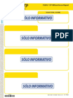 TOEFL Itp Official Score Report Soloinformativo