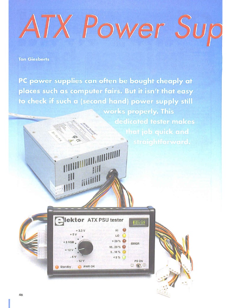 ATX Power Supply Tester