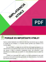 Importancia HTML5