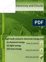 Quiz On Electricity