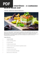 Caixa de Mistério - 4 Camadas Black Bean Dip