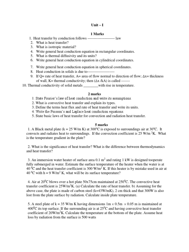 Heat Transfer Concepts and Calculations | PDF | Boundary Layer | Heat ...