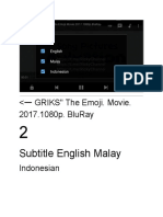 Subtitle English Malay: <ー Griks" The Emoji. Movie. 2017.1080P. Bluray