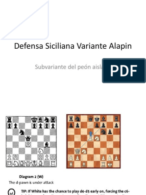 Anti siciliana - Variante Alapin 