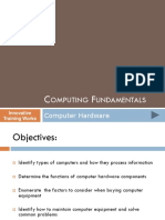 1 Computing Fundamentals - Hardware