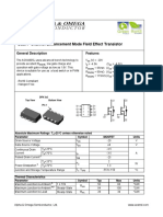 Dual P-Channel FET Datasheet