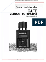 Medidor de Humedad para Granos Digital Portatil para Cafe 08150 Agratronix Manual Espanol