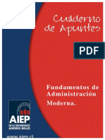 Fundamentos de Administracion Moderna