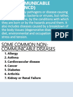 Non-communicable Diseases (Ncd)