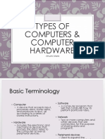 Types of Computer and it's hardware