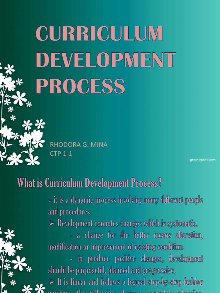 Curriculum Development Process Explained | PDF
