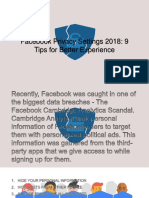 Facebook Privacy Settings 2018