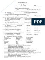 Biotechnology 8 Pre Test