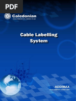 Cable Labelling Systems