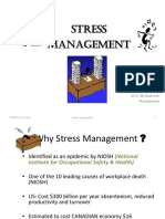 Stress Management Teaching MSC