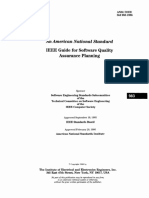 - ANSI IEEE Std 983-1986 IEEE Guide for Software Quality Assurance Planning (, Institute of Electrical & Electronics Enginee)