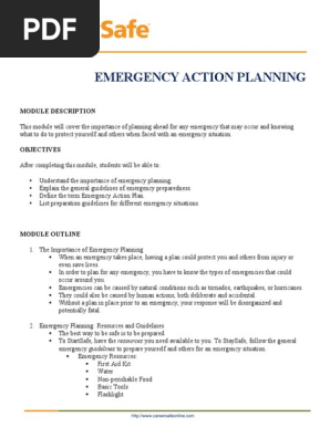 Emergency Action Planning