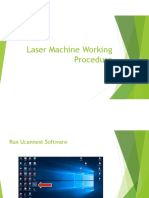 Laser Machine Working Procedure Update