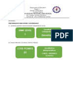 SBM Level 1 Developing 1 Cfss Points 25: Qualitative Interpretation