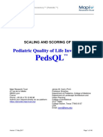 PedsQL Scoring PDF