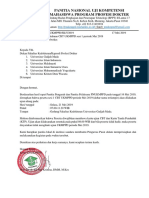 Surat Ujian Ulang CBT Sesi 1 Periode Mei 2019 - LOKASI UGM