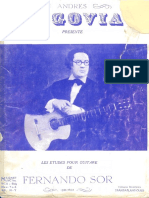 27276953 Fernando Sor 20 Etudes Pour Guitar a Segovia