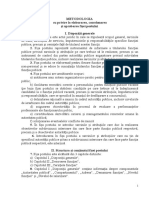 Metodologia Cu Privire La Elaborarea, Coordonarea Si Aprobarea Fisei Postului