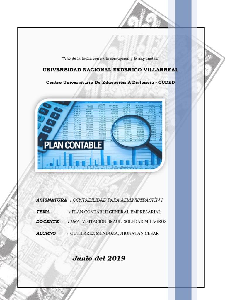 Plan Contable | PDF | Contabilidad | Bancos