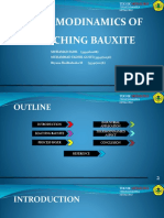 Thermodinamics of Leaching Bauxite