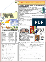 Word Formation Prefixes