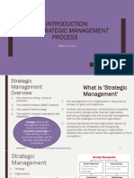 Week1 Introduction The Strategic Management Process